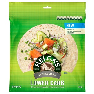 Helgas lower carb wholemeal wraps