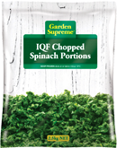 Riviana Garden Supreme IQF Chopped Spinach Portions